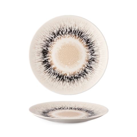 Tanier plytký coup 27 cm  ISABELL SPHERES BROWN