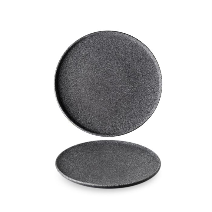 Tanier plytký rovný 29 cm GRANIT No. 4 raw