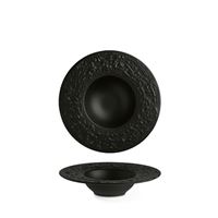 Tanier hlboký 18 cm STONE čierny