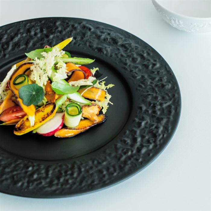 Tanier hlboký 18 cm STONE čierny