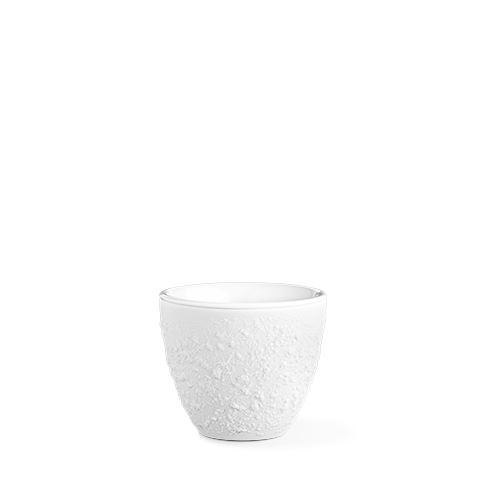 Šálka na espresso biela 8 cl STONE DOUBLEWALL CUPS biela