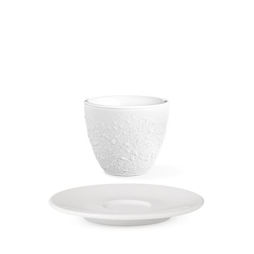 Šálka na espresso biela 8 cl STONE DOUBLEWALL CUPS biela
