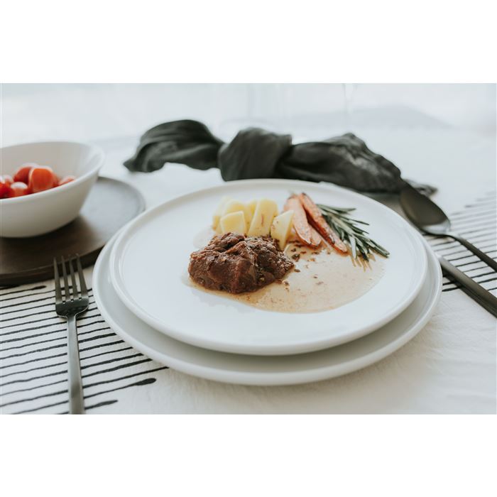 Tanier PASTA hlboký 27 cm OPTIMO white glazed