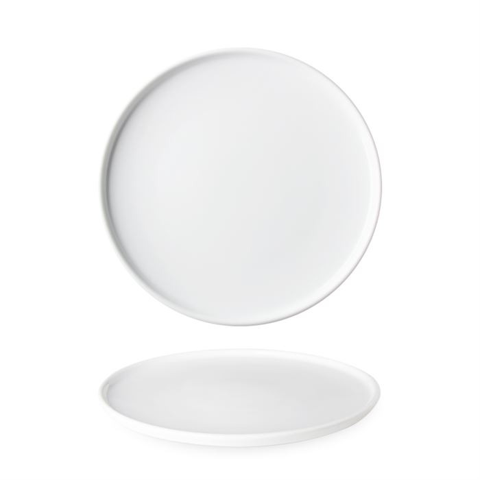 Tanier plytký rovný 26 cm OPTIMO white glazed