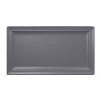 Tanier obdĺžny plytký 38x21 cm NEO FUSION Stone
