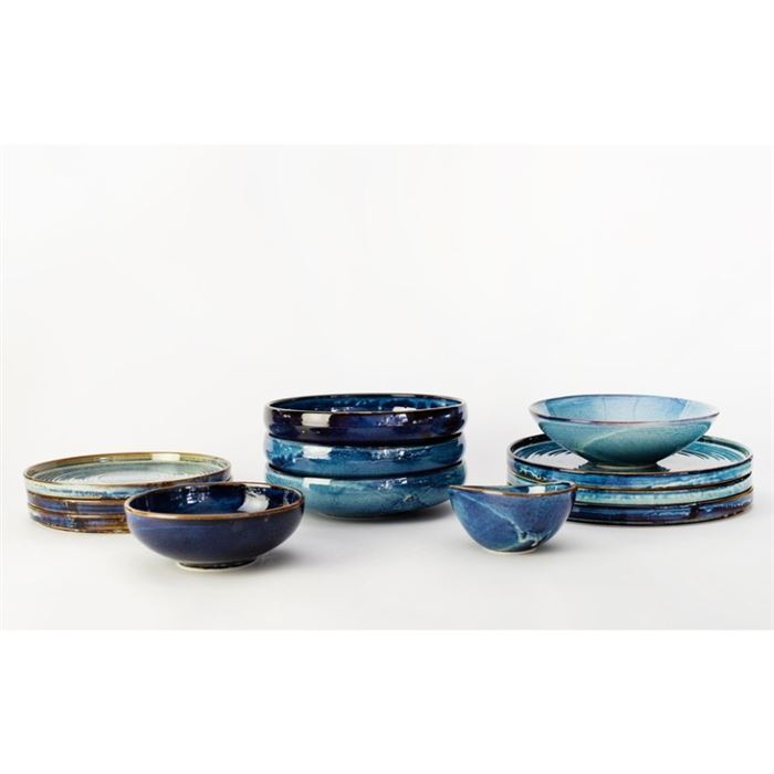 Misa nízka / tanier s okrajom 2,1 l / pr. 29,5 cm DEEP BLUE