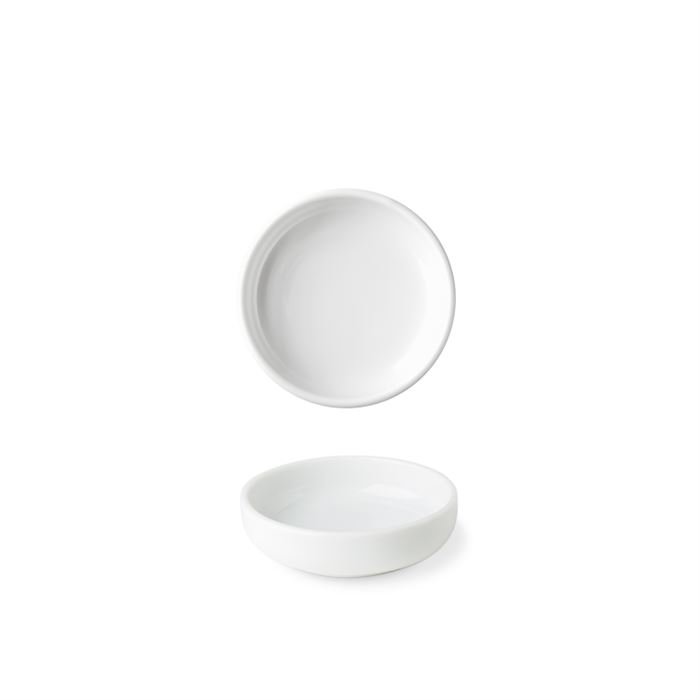 Miska nízka 8 cm OPTIMO white glazed