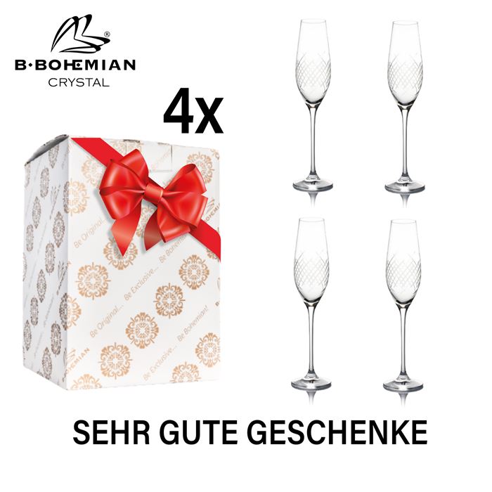 Poháre na sekt WINDY 210 ml (4 ks)