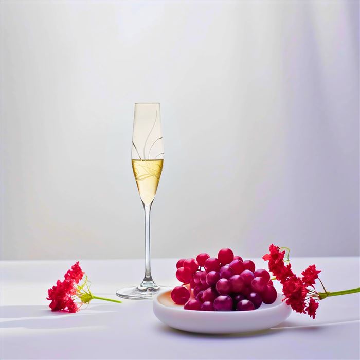 Poháre na prosecco 230 ml KRIS-KROS (4 ks)