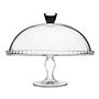 Podnos na tortu sklenený na nohe + poklop, priemer 32,2 cm Patisserie
