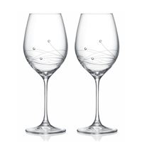 Poháre na víno s kryštálikmi 470 ml FIRE (2 ks)