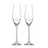Poháre na sekt s kryštálikmi 210 ml GRAVITY (2 ks)