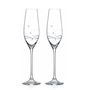 Poháre na sekt s kryštálikmi 210 ml GRAVITY (2 ks)