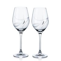 Poháre na víno s kryštálikmi 360 ml GALAXY(2 ks)