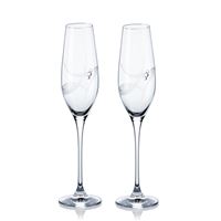 Poháre na sekt s kryštálikmi 210 ml GALAXY(2 ks)