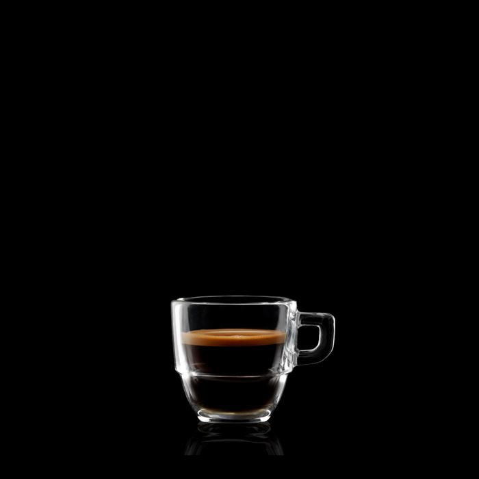 Poháre na espresso 80 ml stohovateľné COFFEE LINE 