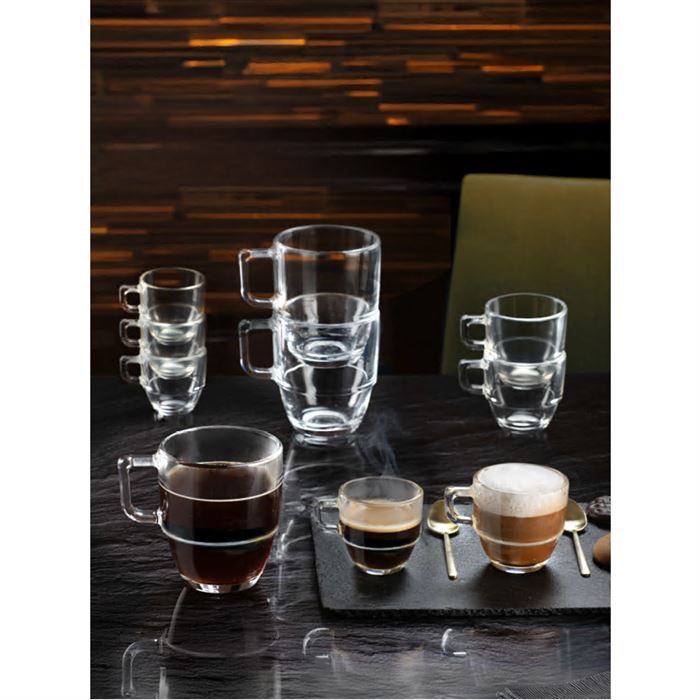 Podšálka sklenená 125 mm COFFEE LINE