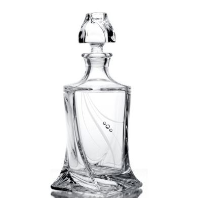 Dekorovaná whisky fľaša FALLING STAR 850 ml