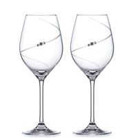 Poháre na víno s kryštálikmi 470 ml COSMIC (2 ks)