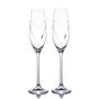 Poháre na sekt s kryštálikmi 210 ml SPARKLING HEARTS (2 ks)
