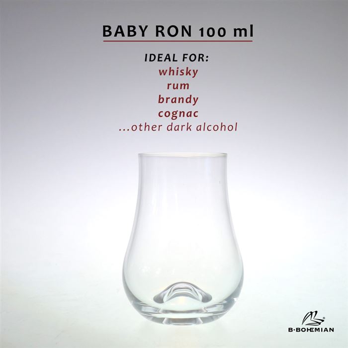 Poháre na rum a whisky BABY RON 100 ml