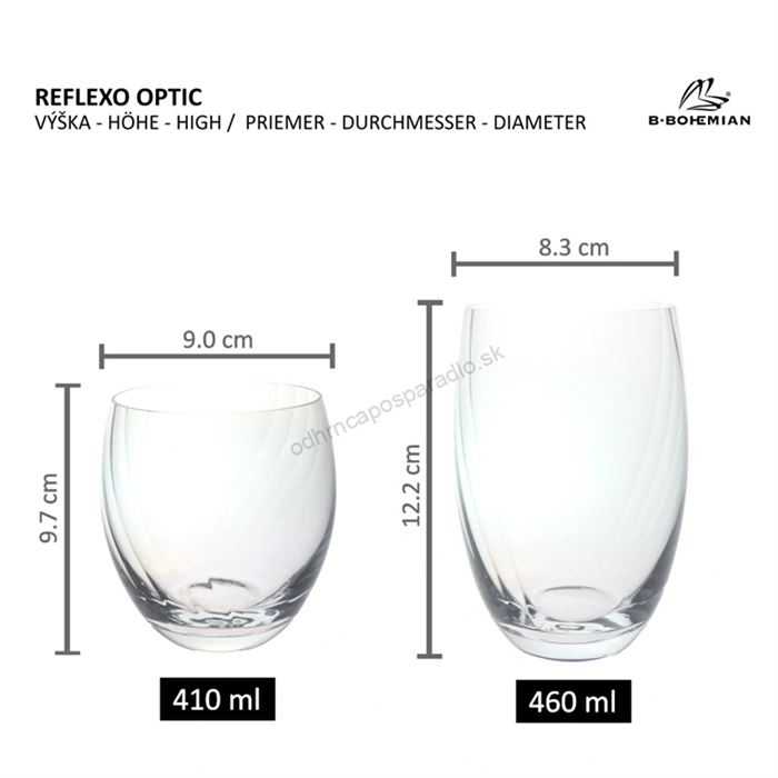 Pohár Highball REFLEXO Optic 460 ml
