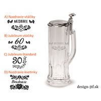 Krígeľ STEIN 0,5 l BASIC lesklý + pieskovaný motív