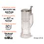 Krígeľ STEIN 0,5 l BASIC lesklý + pieskovaný motív