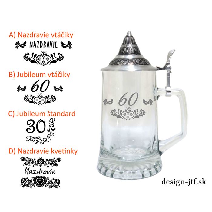 Krígeľ STERN 0,5 l SPITZ + pieskovaný motív