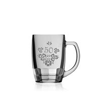 Krígel na pivo 0,5 l Jubileum "50" ľudový motív