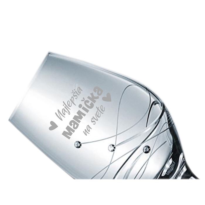 Pohár s gravírovaním pre mamičku 470 ml (1 ks) *mix dekorov