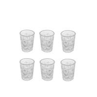 Brúsené poháriky- štamperlíky 20 ml Lissie set (6 ks)
