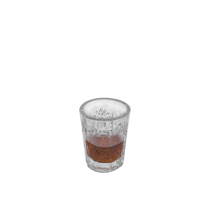 Brúsené poháriky- štamperlíky 20 ml Lissie set (4 ks)