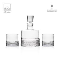 Whisky set fľaša a poháre 850 ml + 380 ml PREMIUM Handmade