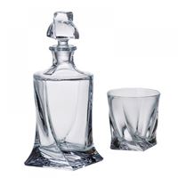 Whisky set 1 fľaša + 6 pohárov QUADRO