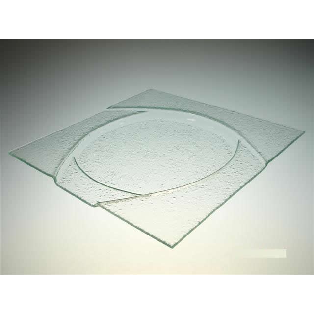 Servírovací tác 40x40 cm číry 540002