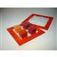 Tác 26x26x3 cm - 4 diel červený okraj *posledný kus