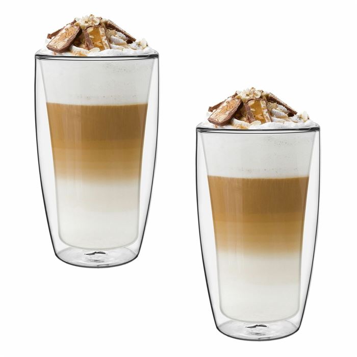 Poháre dvojstenné 400 ml (sada 2 ks)