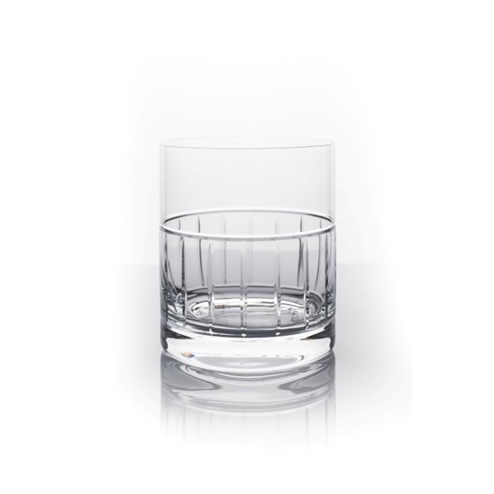 Brúsené poháre na rum/whisky FABIAN mix 350 ml (4 ks)