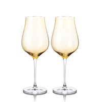 Farebné poháre na víno DION 500 ml YELLOW (2 ks)