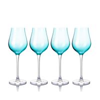 Farebné poháre na prosecco DION 250 ml BLUE (4 ks)