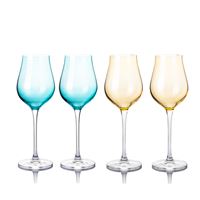 Farebné poháre na prosecco 250 ml MIX (2+2 ks)