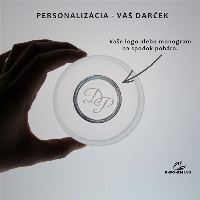 Pohár s vlastným menom / logom LUME 500 ml