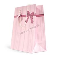 Taška darčeková veľká T0062 26x32x13 cm mašľa