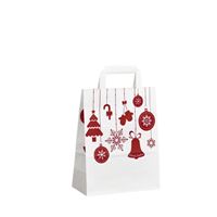 Vianočná papierová taška Christmas Ornaments 22 × 10 × 28 cm