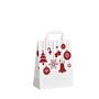 Vianočná papierová taška Christmas Ornaments 22 × 10 × 28 cm